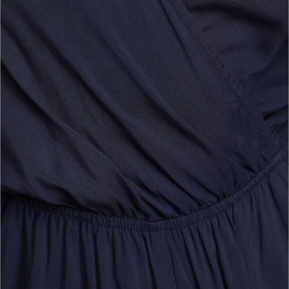 NWT LULUS Learning to Fly Navy Blue Halter Jumpsuit L - Picture 5 of 12